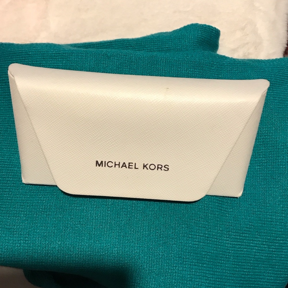 Michael Kors White Eyewear Case